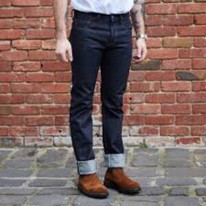 Rogue Territory RGT Stanton Japanese Selvedge Denim Jeans 33" (Actual 35") Black